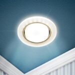 Встраиваемый светильник со светодиодной подсветкой ЭРА DK LD51 FR GX53 белый матовый купить оптом недорого