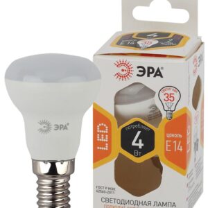 Лампочка светодиодная ЭРА STD LED R39-4W-827-E14 Е14 / Е14 4Вт рефлектор теплый белый свет купить оптом недорого