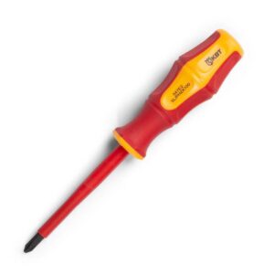 Отвертка диэлектрическая "Профи" PH/FL2х100 КВТ 79777 оптом купить цена