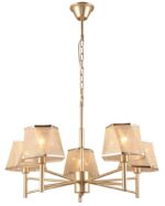 Люстра Rivoli Edna 2082-305 5 х Е14 40 Вт классика купить оптом недорого