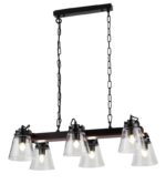 Светильник подвесной (подвес) Rivoli Spartacus 5017-206 6 x E27 60 Вт лофт - кантри уценка купить оптом недорого