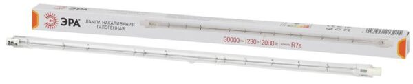 Лампочка галогенная ЭРА J333-2000W-R7s-230V R7s 2000Вт трубка теплый белый свет купить оптом недорого