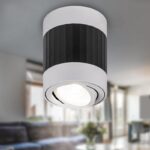 Светильник настенно-потолочный спот ЭРА OL34 WH/BK MR16 GU10