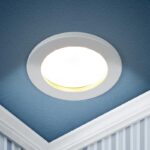 Встраиваемый светильник влагозащищенный ЭРА KL95 WH GX53 IP44 белый купить оптом недорого