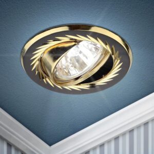 KL6A GU/G Светильник ЭРА литой пов. с гравировкой по кругу MR16