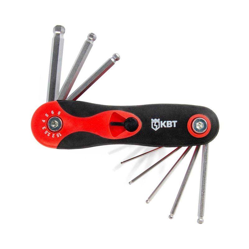 Набор торцевых ключей шестигранных НТК-Ш-08 КВТ 80957 купить оптом выгодно Набор торцевых ключей шестигранных НТК-Ш-08 КВТ 80957 оптом купить цена