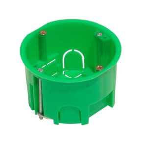 Коробка установочная СП 68х45 для гипсокарт. с метал. лапками HEGEL КУ1202 оптом купить цена