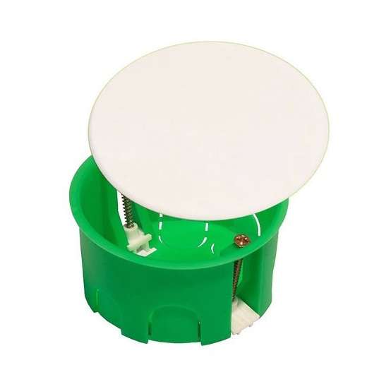 Коробка распределительная СП 80х45мм с крышкой HEGEL КР1202 купить оптом выгодно Коробка распределительная СП 80х45мм с крышкой HEGEL КР1202 оптом купить цена