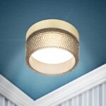 Встраиваемый светильник под лампу GX53 ЭРА DK97 GD/BK черный золото купить оптом недорого