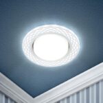 DK LD37 WH/WH Светильник ЭРА декор cо светодиодной подсветкой GX53