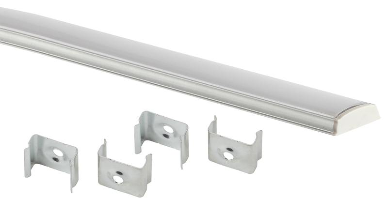 Комплект с гибким накладным анодированным профилем ЭРА 1506G 15х6 Комплект с гибким накладным анодированным профилем ЭРА 1506G 15х6