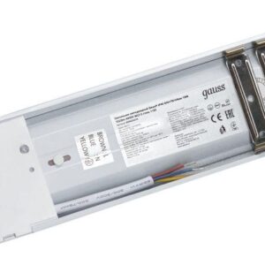 Светильник светодиодный WLF-2 18Вт 4000К IP40 1520лм 592х75х25мм ДПО линейный матов. рассеив. сталь GAUSS 844424218 оптом купить цена