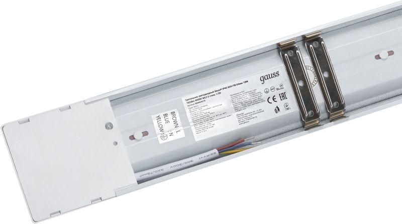 Светильник светодиодный WLF-2 18Вт 4000К IP40 1520лм 592х75х25мм ДПО линейный матов. рассеив. сталь GAUSS 844424218 купить оптом выгодно Светильник светодиодный WLF-2 18Вт 4000К IP40 1520лм 592х75х25мм ДПО линейный матов. рассеив. сталь GAUSS 844424218 оптом купить цена