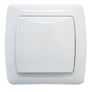 Розетка 1-м СП Маргарита 16А IP20 с заземл. с крышкой бел. UNIVersal М0029 оптом купить цена