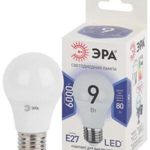 Лампочка светодиодная ЭРА STD LED A60-9W-860-E27 E27 / Е27 9Вт груша холодный дневной свет купить оптом недорого