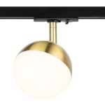 Трековый светильник однофазный ЭРА TR42-GX53 BS под лампу GX53 латунь купить оптом недорого