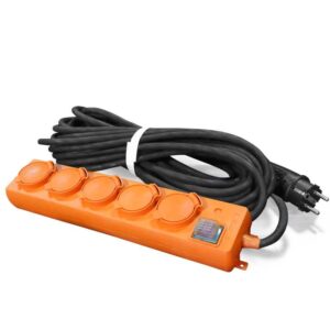 Удлинитель-шнур 5х30м с заземл. 16А IP44 У10-026 КГ 3х1.5 с выкл. с индикатором сети с защ. крышкой UNIVersal 9634140 оптом купить цена