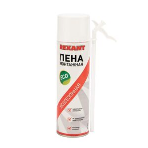 Пена монтажная всесезонная с трубочкой 40л eco Rexant 89-0906 оптом купить цена