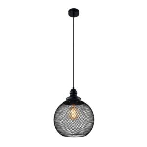 Светильник подвесной (подвес) Rivoli Rebeca 5096-201 1 х Е27 40 Вт лофт - кантри потолочный купить оптом недорого