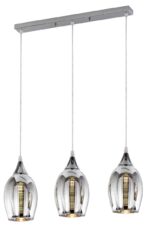 Светильник подвесной (подвес) Rivoli Malady 9123-203 3 х Е27 40 Вт модерн потолочный купить оптом недорого