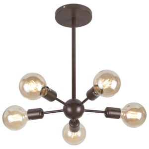 Люстра Rivoli Grethen 5083-305 5 * Е27 40 Вт лофт - кантри купить оптом недорого