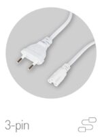 Кабель питания для линейного фитосветильника ЭРА FITO -3 –pin 1