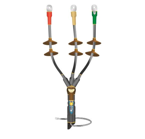 Муфта кабельная концевая наружн. установки 10кВ КНТпН 3х(150-240мм) с болт. наконечн. Нева-Транс Комплект 22020122 купить оптом выгодно Муфта кабельная концевая наружн. установки 10кВ КНТпН 3х(150-240мм) с болт. наконечн. Нева-Транс Комплект 22020122 оптом купить цена