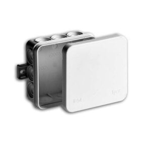Коробка распределительная ОП 85х85х35мм 12 вводов IP54 бел. Ruvinil 67093Б оптом купить цена