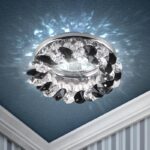 DK16 CH/WH/BK Светильник ЭРА декор круглый с мелкими хрусталиками MR16