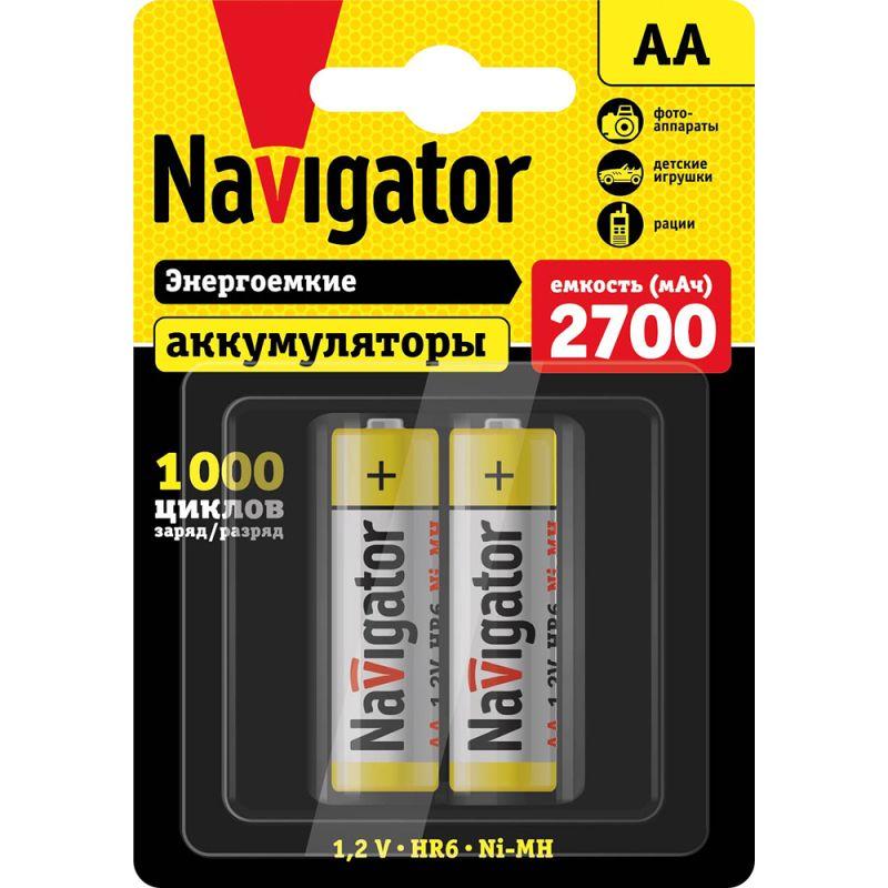 Аккумулятор AA/HR6 94 465 NHR-2700-HR6-BP2 (блист.2шт) Navigator 94465 купить оптом выгодно Аккумулятор AA/HR6 94 465 NHR-2700-HR6-BP2 (блист.2шт) Navigator 94465 оптом купить цена