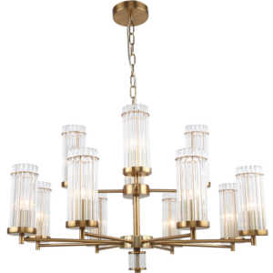 Люстра Rivoli Dolly 2074-312 12 х Е14 40 Вт классика купить оптом недорого