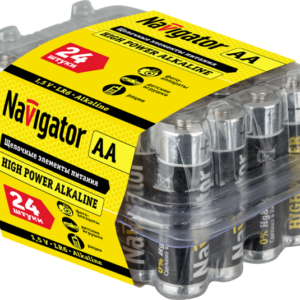Элемент питания алкалиновый AA/LR6 94 786 NBT-NE-LR6-BOX24 (уп.24шт) Navigator 94786 оптом купить цена