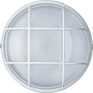 Светильник ЛОН 94 803 NBL-R2-60-E27/WH 1х60Вт E27 IP54 (аналог НПБ 1302 бел. круг с решеткой 60Вт) Navigator 94803 оптом купить цена