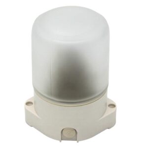 Светильник ЭРА НББ 01-60-001 для бани пластик/стекло прямой IP65 E27 max 60Вт 135х105х84 белый купить оптом недорого