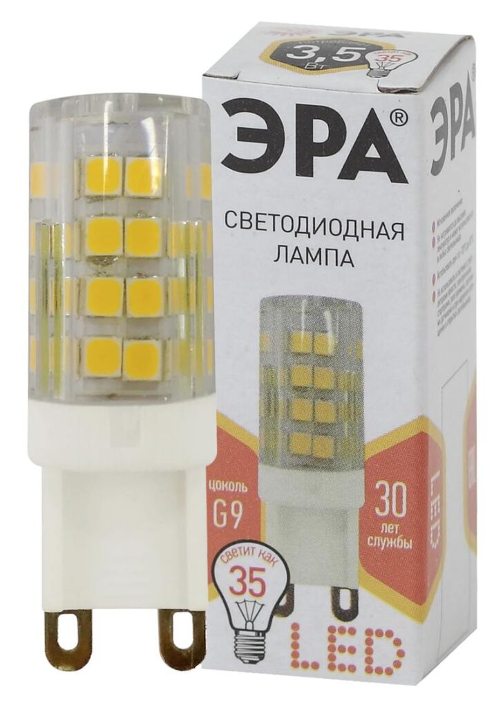 Лампочка светодиодная ЭРА STD LED JCD-3 Лампочка светодиодная ЭРА STD LED JCD-3