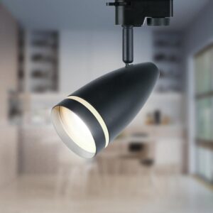 Трековый светильник однофазный ЭРА TR49 - GU10 BK под лампу GU10 матовый черный купить оптом недорого