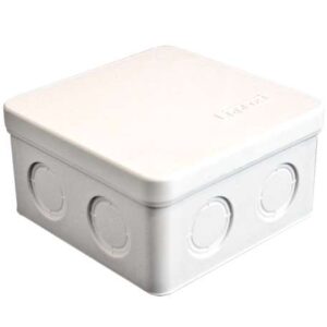 Коробка распределительная ОП 105х105х56мм IP54 7 выходов без гермовводов крышка защелкивающаяся бел. Epplast 105031 оптом купить цена