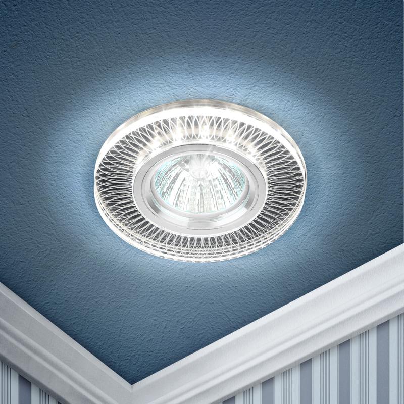 DK LD44 SL 3D Светильник ЭРА декор cо светодиодной подсветкой MR16 DK LD44 SL 3D Светильник ЭРА декор cо светодиодной подсветкой MR16