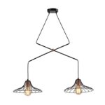 Светильник подвесной (подвес) Rivoli Moonlight 5150-203 2 х Е27 40 Вт лофт - кантри потолочный купить оптом недорого