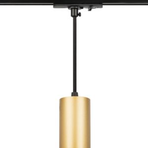 Трековый светильник однофазный ЭРА TR45 - GU10 S MG подвесной 52*100 мм под лампу MR16 золото купить оптом недорого