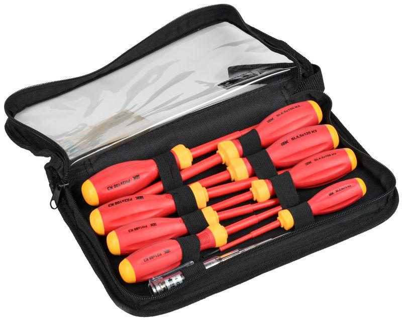 Набор отверток диэлектрических K3 (9 предметов) ARMA2L 3 IEK A2L3-NS30-K3-09 купить оптом выгодно Набор отверток диэлектрических K3 (9 предметов) ARMA2L 3 IEK A2L3-NS30-K3-09 оптом купить цена