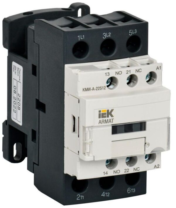 Контактор КМИ-А-22512 LC1D 25А кат. 230В AC 1НО+1НЗ AC-3 IEK AR-ACC-21-025-230-11 оптом купить цена