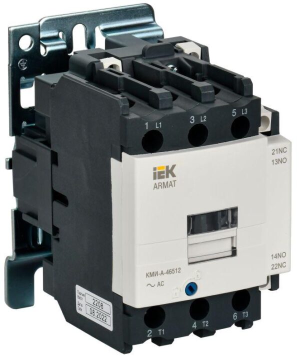 Контактор КМИ-А-46512 LC1D 65А кат. 230В AC 1НО+1НЗ AC-3 IEK AR-ACC-41-065-230-11 оптом купить цена