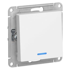 Выключатель 1-кл. СП AtlasDesign 10А IP20 (сх. 1а) 10AX с подсветкой механизм бел. SE ATN000113 оптом купить цена