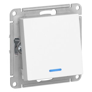 Переключатель проходной 1-кл. СП AtlasDesign 10А IP20 (сх. 6а) 10AX с подсветкой механизм бел. SE ATN000163 оптом купить цена