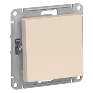 Выключатель 1-кл. СП AtlasDesign 10А IP20 (сх. 1) 10AX механизм беж. SE ATN000211 оптом купить цена