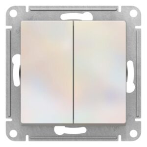 Переключатель перекрестный 2-кл. AtlasDesign 2хсх.7 10АХ механизм жемчуж. SE ATN000473 оптом купить цена