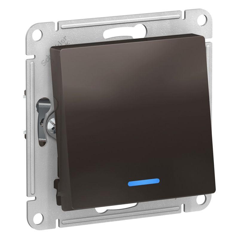 Переключатель проходной 1-кл. СП AtlasDesign 10А IP20 (сх. 6а) 10AX с подсветкой механизм мокко SE ATN000663 купить оптом выгодно Переключатель проходной 1-кл. СП AtlasDesign 10А IP20 (сх. 6а) 10AX с подсветкой механизм мокко SE ATN000663 оптом купить цена