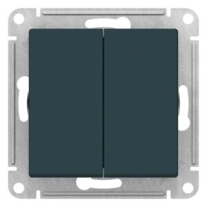 Переключатель перекрестный 2-кл. AtlasDesign 2хсх.7 10АХ механизм изумруд. SE ATN000873 оптом купить цена