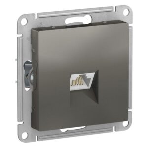 Розетка компьютерная AtlasDesign RJ45 кат.5E механизм сталь SE ATN000983 оптом купить цена